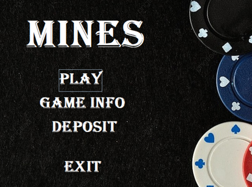 Mines Game Simulator project screenshot